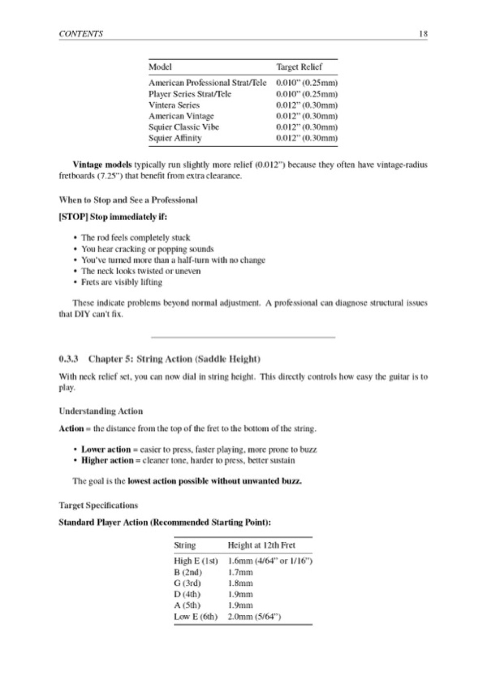 Fender Setup Guide — page 19